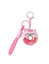 Porte-clés donut chat rose - itotal