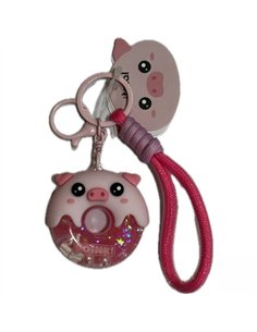 Porte-clés donut cochon - itotal