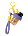 Porte-clés bublle tea chat noir - itotal