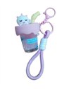 Porte-clés bubble tea licorne - itotal
