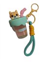 Porte-clés bubble tea chien shiba - itotal