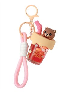 Porte-clés bubble tea ours - itotal