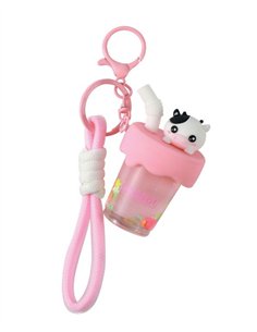 Porte-clés bubble tea vache - itotal