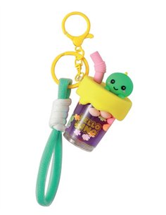 Porte-clés bubble tea dinosaure - itotal