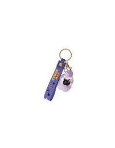 Porte-clés bouteille liquide violet - itotal