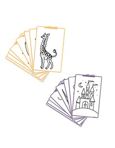 REFIL KIDYDRAW-MINI dessins "Il était une fois" et "animaux" - kidywolf 2