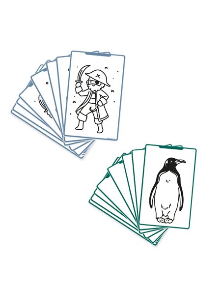 REFIL KIDYDRAW-MINI dessins "animaux autour du monde" et "oceans et pirates" - kidywolf