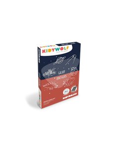 REFIL KIDYDRAW-MINI dessins "dinosaures" et "galaxie" - kidywolf