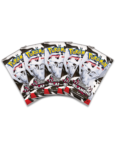 Pokémon EV10.5 : Portfolio(A4) + 5 boosters Flamme Blanche