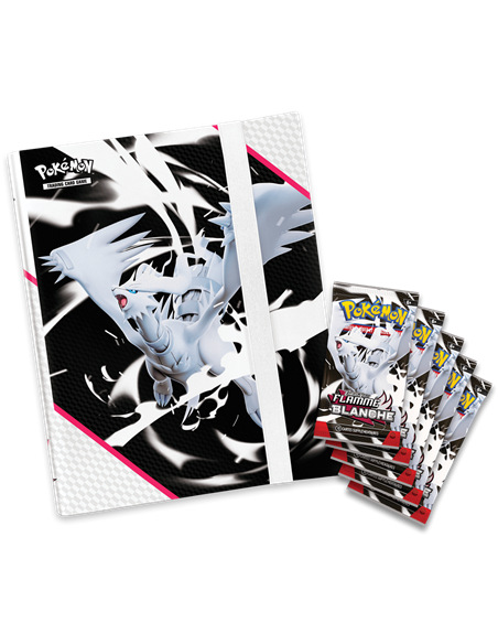 Pokémon EV10.5 : Portfolio(A4) + 5 boosters Flamme Blanche