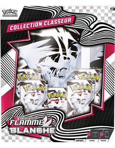 Pokémon EV10.5 : Portfolio(A4) + 5 boosters Flamme Blanche 2