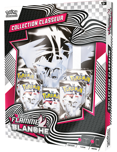 Pokémon EV10.5 : Portfolio(A4) + 5 boosters Flamme Blanche