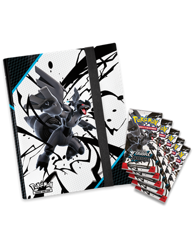 Pokémon EV10.5 : Portfolio(A4) + 5 boosters Foudre Noire