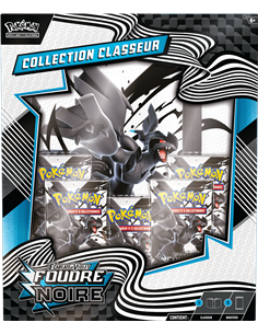 Pokémon EV10.5 : Portfolio(A4) + 5 boosters Foudre Noire 2