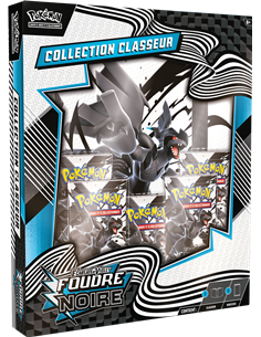 Pokémon EV10.5 : Portfolio(A4) + 5 boosters Foudre Noire
