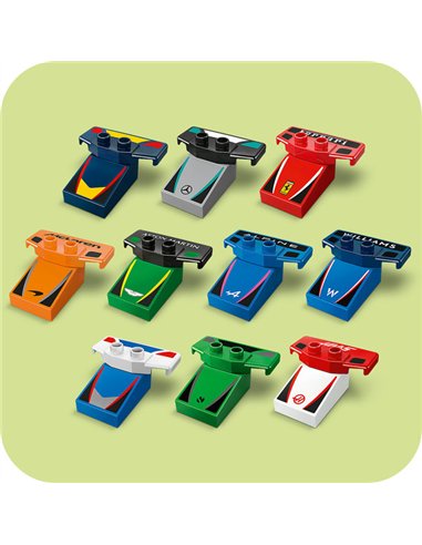 Voitures de course et pilotes F1 10445