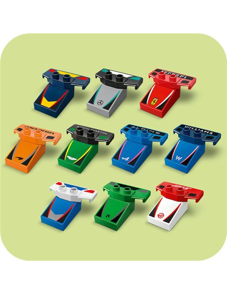 Voitures de course et pilotes F1 10445