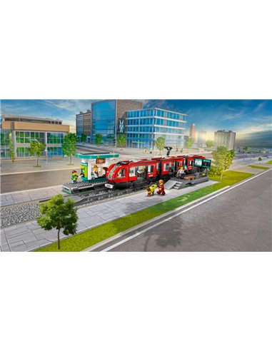 LEGO City Le tramway et la station 60423