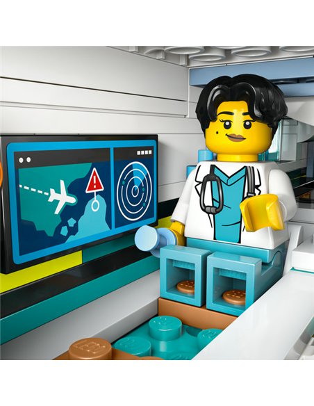 LEGO City L'ambulance de secours aérienne 60465