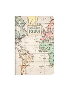 CARNET LIGNÉ - QUADERNO - MEDIUM - TRAVEL - legami