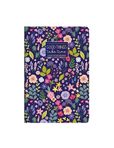 CAHIER LIGNE' - QUADERNO - MEDIUM - FLOWERS - legami