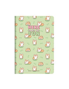 CAHIER LIGNE - QUADERNO - MEDIUM - CORGI - legami
