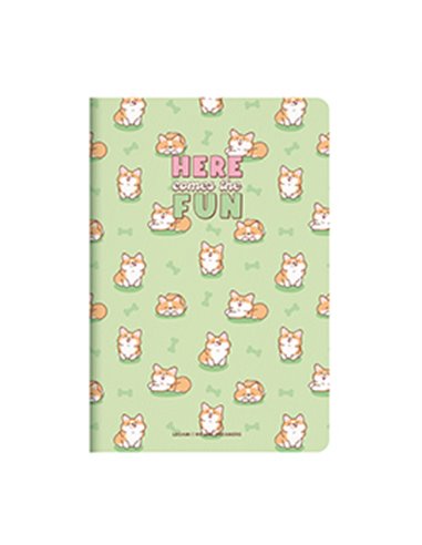 CAHIER LIGNE - QUADERNO - MEDIUM - CORGI - legami