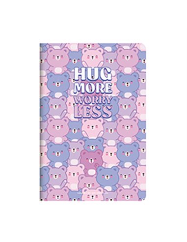 CAHIER BLANC - QUADERNO - MEDIUM - TEDDY BEAR - legami