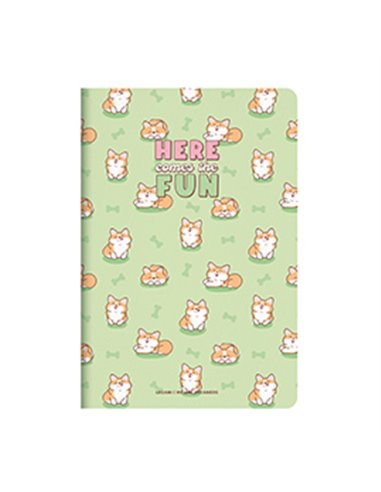 CAHIER BLANC - QUADERNO - MEDIUM - CORGI - legami