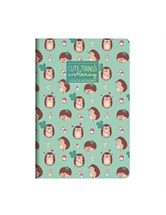 CAHIER BLANC - QUADERNO - MEDIUM - HEDGEHOG - legami