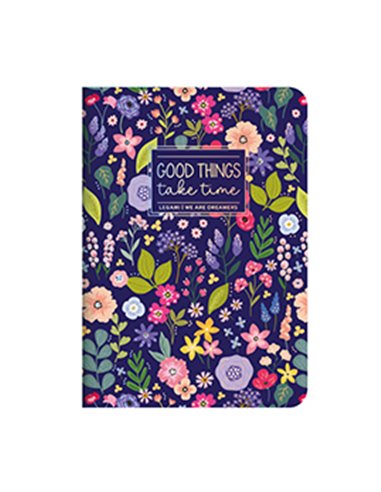 CAHIER LIGNE - QUADERNO - SMALL - FLOWERS - legami