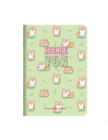 CAHIER LIGNE - QUADERNO - SMALL - CORGI - legami