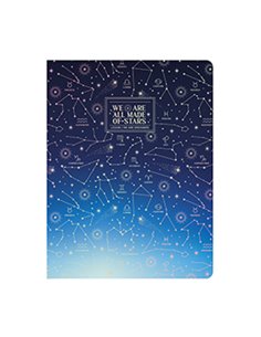 CAHIER LIGNE - QUADERNO - LARGE - STARS - legami
