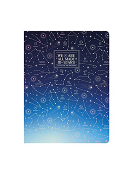 CAHIER LIGNE - QUADERNO - LARGE - STARS - legami