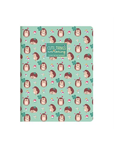 CAHIER LIGNE - QUADERNO LARGE - HEDGEHOG - legami