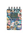 BLOC-NOTES LIGNÉ À SPIRALE - SPIRAL NOTEPAD - MINI - TRAVEL STICKERS - legami