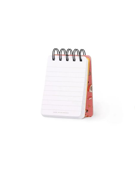 BLOC-NOTES LIGNÉ À SPIRALE - SPIRAL NOTEPAD - MINI - SUSHI CAT - legami