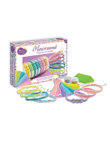 Macramé - Perles et Fleurs - sentosphère
