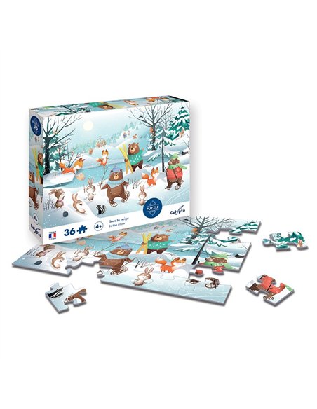 Puzzle 36 pièces - Sous la Neige - sentosphère