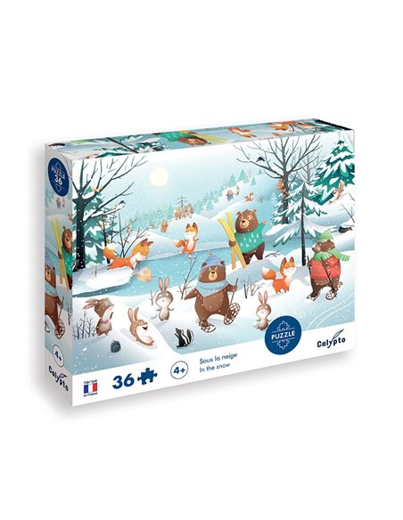 Puzzle 36 pièces - Sous la Neige - sentosphère