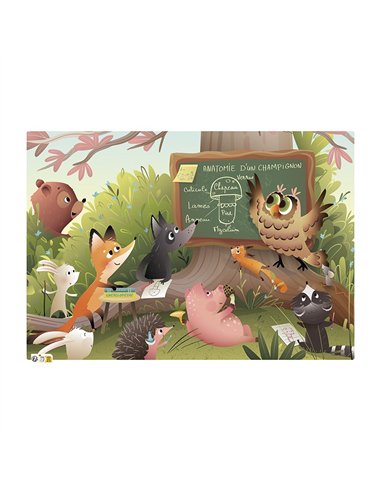 Puzzle 2 x 24 pièces - Vive l'Ecole - sentosphère