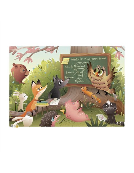 Puzzle 2 x 24 pièces - Vive l'Ecole - sentosphère