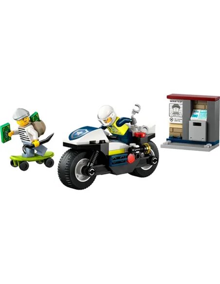 LEGO® CITY 60455 - LA COURSE-POURSUITE EN MOTO DE POLICE