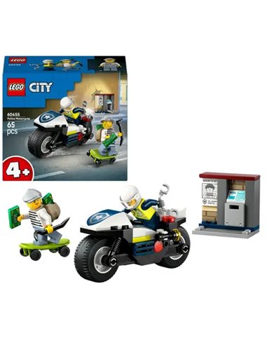LEGO® CITY 60455 - LA COURSE-POURSUITE EN MOTO DE POLICE