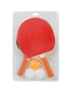 2 raquettes de ping pong et 3 balles