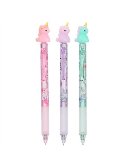Ylvi Stylo gel effaçable avec licorne