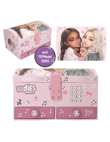 TOPModel Grande boîte à bijoux avec code et son MY BFF
