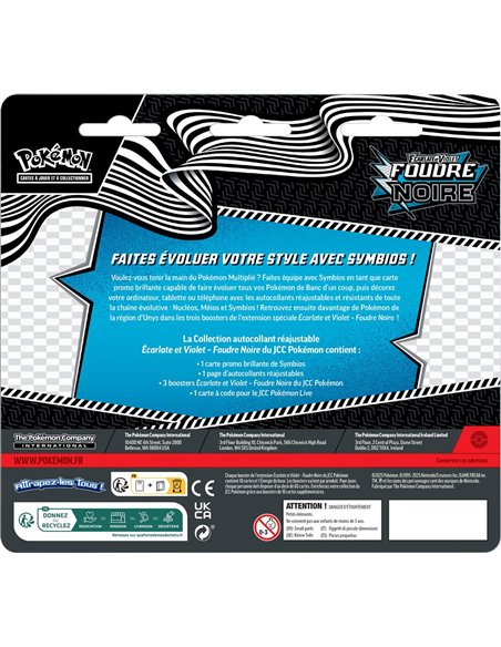 Pokémon EV10.5 - Tri-Pack 3 Boosters EV10.5 Foudre Noire : Symbios