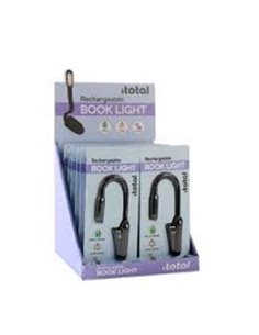 Lampe de lecture LED noire rechargeable - itotal 2