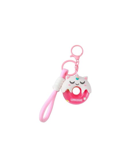 Porte-clés donut licorne - itotal